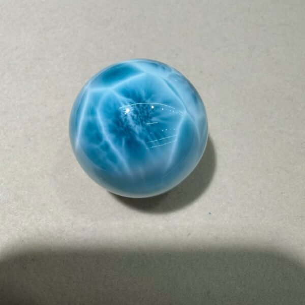 Natural Larimar Sphere – 28.9 mm
