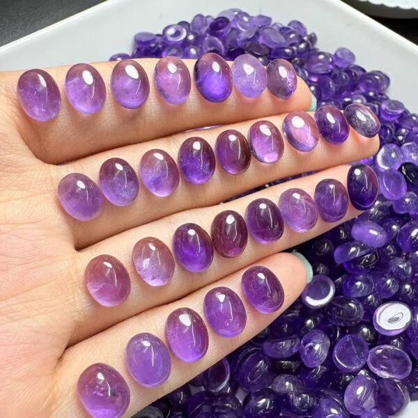 Natural Amethyst Cabochon Loose Stone