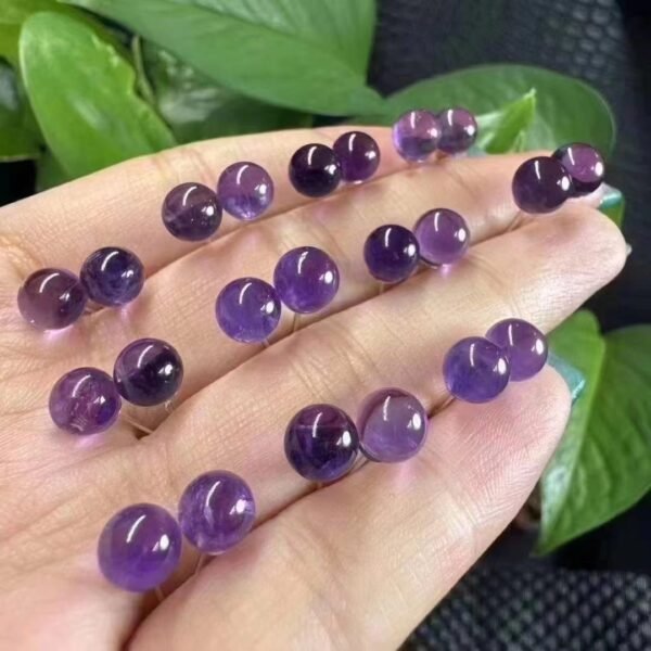 Natural Amethyst Stud Earrings
